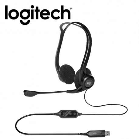 Logitech H370 USB Computer Headset Black : NB Plaza