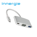Innergie MagiCable USB-C to VGA Multiport Adapter