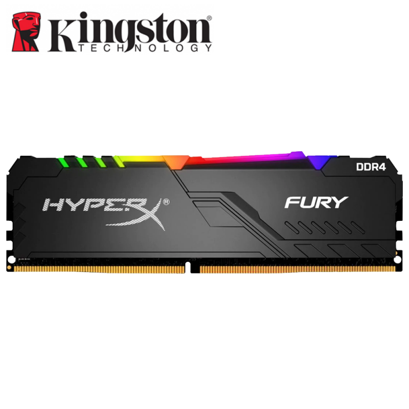 sæt lade Formand Kingston HyperX Fury RGB HX426C16FB3A 8GB/16GB 2666MHz DDR4 CL16 DIMM Ram :  NB PLAZA