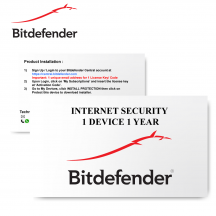 Bitdefender Internet Security 2020 1 User 1 Year - E-Card