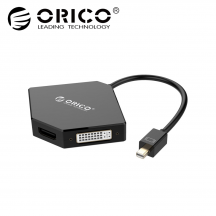 Orico DMP-HDV3S Mini Displayport to HDMI+VGA+DVI Adapter
