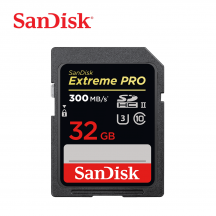 SanDisk Extreme Pro Class 10 SD UHS-II Memory Card (300MB/S)