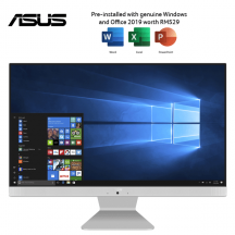 ASUS V241E-AKWA005TS 23.8" FHD All-in-One Desktop White ( i3-1115G4, 8GB, 512GB SSD, Intel, W10, HS )