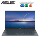 Asus ZenBook 14 UX425E-AKI435TS 14'' FHD Laptop Pine Grey ( i7-1165G7, 8GB, 512GB SSD, Intel, W10, HS )