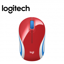 LOGITECH M187 WIRELESS ULTRA PORTABLE MOUSE (910-005373) - RED