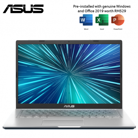 Asus M415D-ABV068TS 14'' Laptop Transparent Silver ( Ryzen 3 3250U, 4GB, 256GB SSD, ATI, W10, HS )