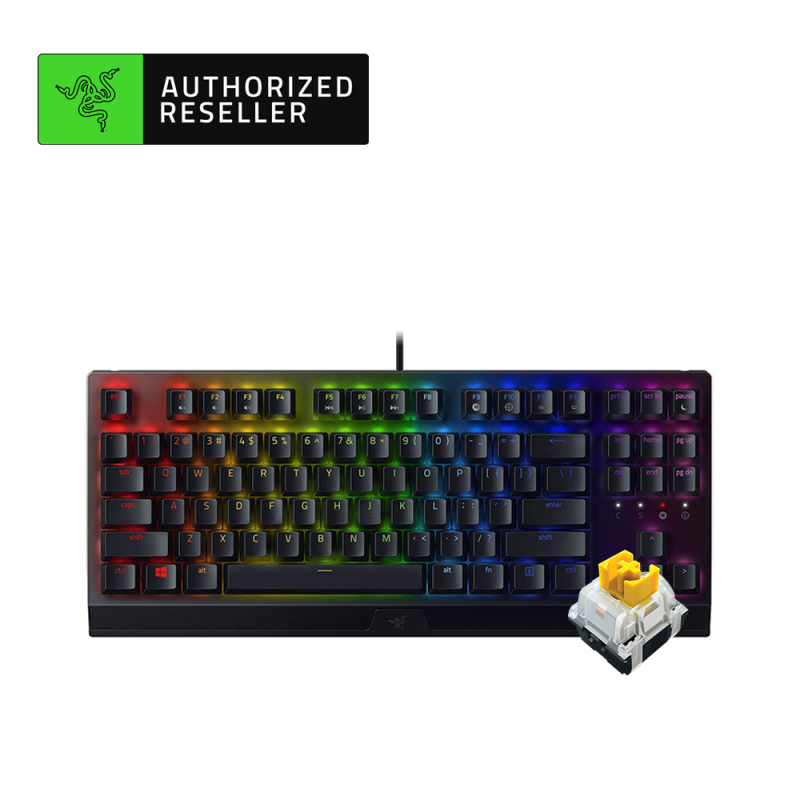 Razer Blackwidow V3 Tenkeyless Mechanical Gaming Keyboard - Yellow
