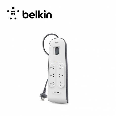 Belkin 2.4 Amp Usb Charging 6-Outlet Surge Protection Strip