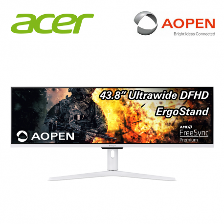 Acer Aopen 43XV1CP 43.8" Double FHD IPS 120Hz 1ms Gaming Monitor ( Speakers, HDMI ,DP, 3 Yrs Warranty )