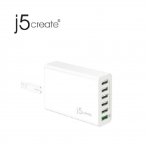 j5create JUP60 60W 6-Port USB QC 3.0 Super Charger