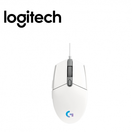 Logitech G102 Usb Gaming Lightsync Mouse (910-005803) - White