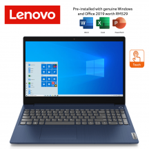 Lenovo IdeaPad 3 15IIL05 81WE01MQMJ 15.6'' Touch Laptop Abyss Blue ( i3-1005G1, 8GB, 256GB SSD, Intel, W11, HS )