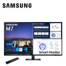Samsung M7 LS43AM702UEXXS 43" 4K UHD LED HDR10 Smart Monitor ( HDMi, Build-In Speaker, WIFI, Bluetooth )