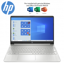 HP 15s-eq1149AU 15.6'' FHD Laptop Natural Silver ( Ryzen 5 4500U, 4GB, 512GB SSD, ATI, W10, HS )