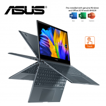 Asus ZenBook Flip 13 UX363E-AHP284TS 13.3'' FHD Touch Laptop Pine Grey ( i5-1135G7, 8GB, 512GB SSD, Intel, W10, HS )
