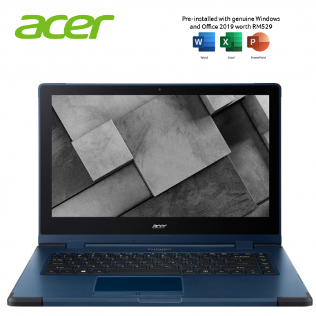 Acer Enduro Urban N3 EUN314A-51W-79T2 14'' FHD Laptop Denim Blue ( i7-1165G7, 16GB, 512GB SSD, Intel, W10, HS )