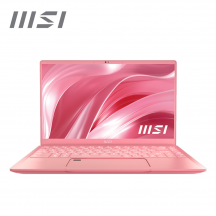 MSI Prestige 14 A11SB-640 14'' FHD Laptop Rose Pink ( i7-1185G7, 16GB, 512GB SSD, MX450 2GB, W11, 365 )