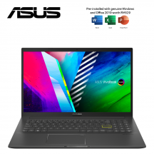 Asus VivoBook 15 K513E-AL11109TS 15.6'' OLED FHD Laptop Indie Black ( i3-1115G4, 4GB, 512GB SSD, Intel, W10, HS )