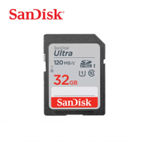 SanDisk Ultra SDHC/SDXC UHS-I C10 SD Card (120MB/s)