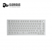 Glorious GMMK Pro 75% Barebone Keyboard - White Ice