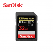SanDisk Extreme PRO SDHC/SDXC UHS-II C10 SD Card (300MB/s)