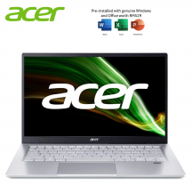 Acer Swift 3 SF314-511-76QE 14'' FHD Laptop Pure Silver ( i7-1165G7, 16GB, 512GB SSD, Intel, W11, HS )