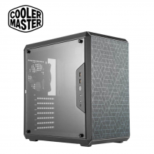 Cooler Master MasterBox Q500L ATX Case, Compact Qube Layout, Fully Perforated, Adjustable IO Panel Casing