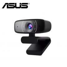 ASUS Webcam C3 Full HD 1080p ( Beamforming Microphone, 90° tilt‑adjustable, 360° rotation, For student and Work )
