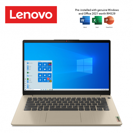 Lenovo IdeaPad 3 14ITL6 82H700USMJ 14'' FHD Laptop Sand( i5-1135G7, 8GB, 512GB SSD, Intel, W11, HS )