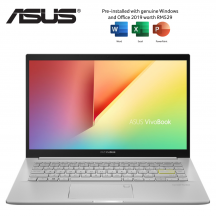 Asus VivoBook 14 K413E-AAM553TS 14'' FHD Laptop Transparent Silver ( i5-1135G7, 8GB, 512GB SSD, Intel, W10, HS )