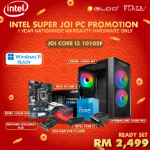 [INTEL SUPER JOI PC] Intel Core i3 10105F RX6500XT DIY Desktop PC Set - Suitable for Student / Basic Work / Gaming