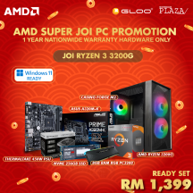 [AMD SUPER JOI PC] AMD RYZEN 3 3200G DIY Desktop PC Set