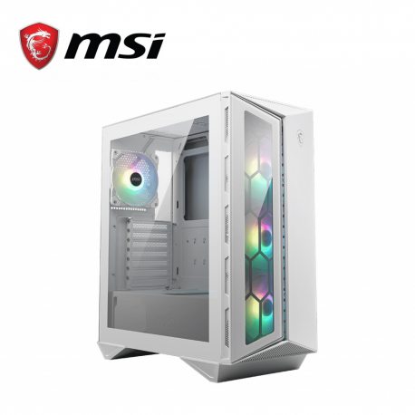 MSI MPG GUNGNIR 110R RGB Mid Tower Gaming Desktop Casing White
