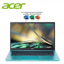 Acer Swift 3 SF314-43-R5QX 14'' FHD Laptop Electric Blue ( Ryzen 5 5500U, 8GB, 512GB SSD, ATI, W11, HS )