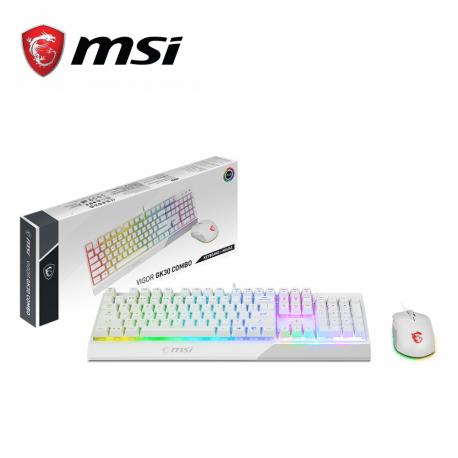 MSI Vigor GK30 Keyboard Mouse Combo White