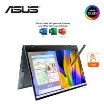 Asus ZenBook 14 Flip OLED UP5401E-AKN142WS 14'' 2.8K Touch 2-in-1 Laptop Grey ( i7-1165G7, 16GB, 512GB SSD, Intel, W11, HS )