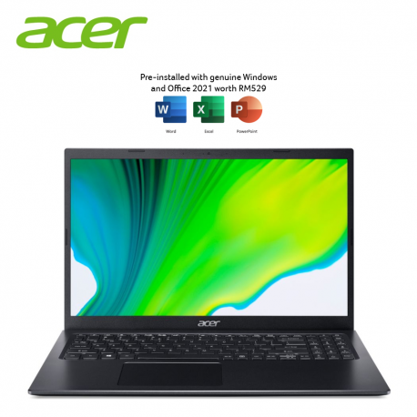 Acer Aspire 5 A515-56-53JZ 15.6'' FHD Laptop Charcoal Black ( i5-1135G7, 8GB, 512GB SSD, Intel, W11, HS )