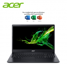 Acer Aspire 3 A315-23-R9TP 15.6'' FHD Laptop Charcoal Black ( Athlon 3050U, 4GB, 256GB SSD, ATI, W11, HS )