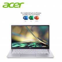 Acer Swift X SFX14-42G-R8Y5 14'' FHD Laptop Green ( Ryzen 7 5825U, 16GB, 512GB SSD, RTX3050Ti 4GB, W11, HS )