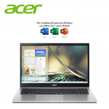 Acer Aspire 3 A315-59-786D 15.6'' FHD Laptop Silver ( i7-1255U, 16GB, 512GB SSD, Intel Iris, W11, HS )