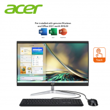 Acer Aspire C241751-1240W11T 23.8" FHD Touch All-In-One Desktop PC ( i5-1240P, 8GB, 512GB SSD, Intel, W11, HS )