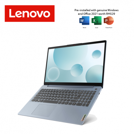 Lenovo IdeaPad 3 15IAU7 82RK004GMJ 15.6'' FHD Laptop Misty Blue ( i3-1215U, 8GB, 256GB SSD, Intel, W11, HS )