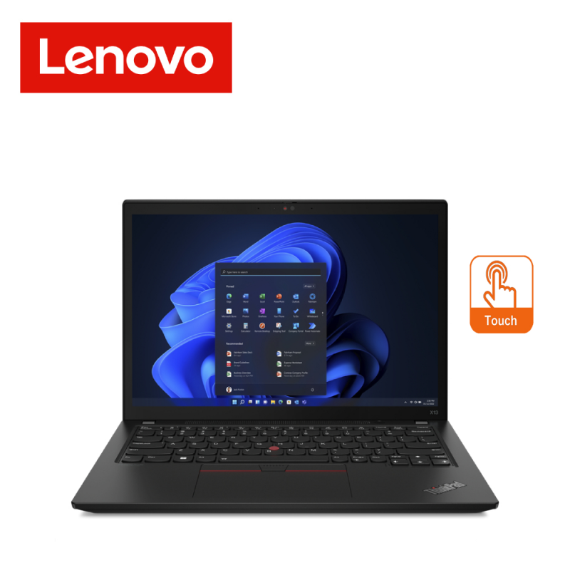 Lenovo ThinkPad X13 Gen 3 21BN001MMY '' WUXGA Touch Thunder Black  Laptop : NB Plaza