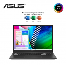 Asus Vivobook Pro 16X OLED M7600Q-EL2059WS 16'' 4K UHD Laptop Black ( Ryzen 9 5900HX, 16GB, 512GB SSD, RTX3050Ti 4GB, W11, HS )
