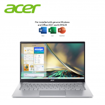 Acer Swift 3 SF314-44-R74S 14'' FHD Laptop Pure Silver ( Ryzen 7 5825U, 16GB, 512GB SSD, ATI, W11, HS )