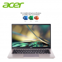 Acer Swift 3 SF314-44-R274 14'' FHD Laptop Prodigy Pink ( Ryzen 5 5625U, 8GB, 512GB SSD, ATI, W11, HS )