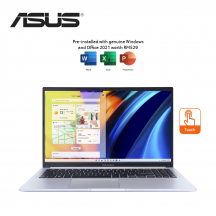 Asus VivoBook 15 A1502Z-AE8263WS 15.6'' FHD Touch Laptop Icelight Silver ( i3-1220P, 4GB, 512GB SSD, Intel, W11, HS )