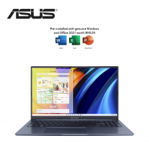 Asus VivoBook 15 A1502Z-AE8261WS 15.6'' FHD Laptop Quiet Blue ( i3-1220P, 4GB, 512GB SSD, Intel, W11, HS )