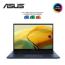 Asus ZenBook 14X OLED UX3402Z-AKM207WS 14'' 2.8K Laptop Ponder Blue ( i5-1240P, 16GB, 512GB SSD, Intel, W11, HS )