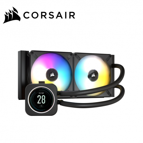 Corsair iCUE H100i ELITE LCD Display Liquid CPU Cooler (CW-9060061-WW)